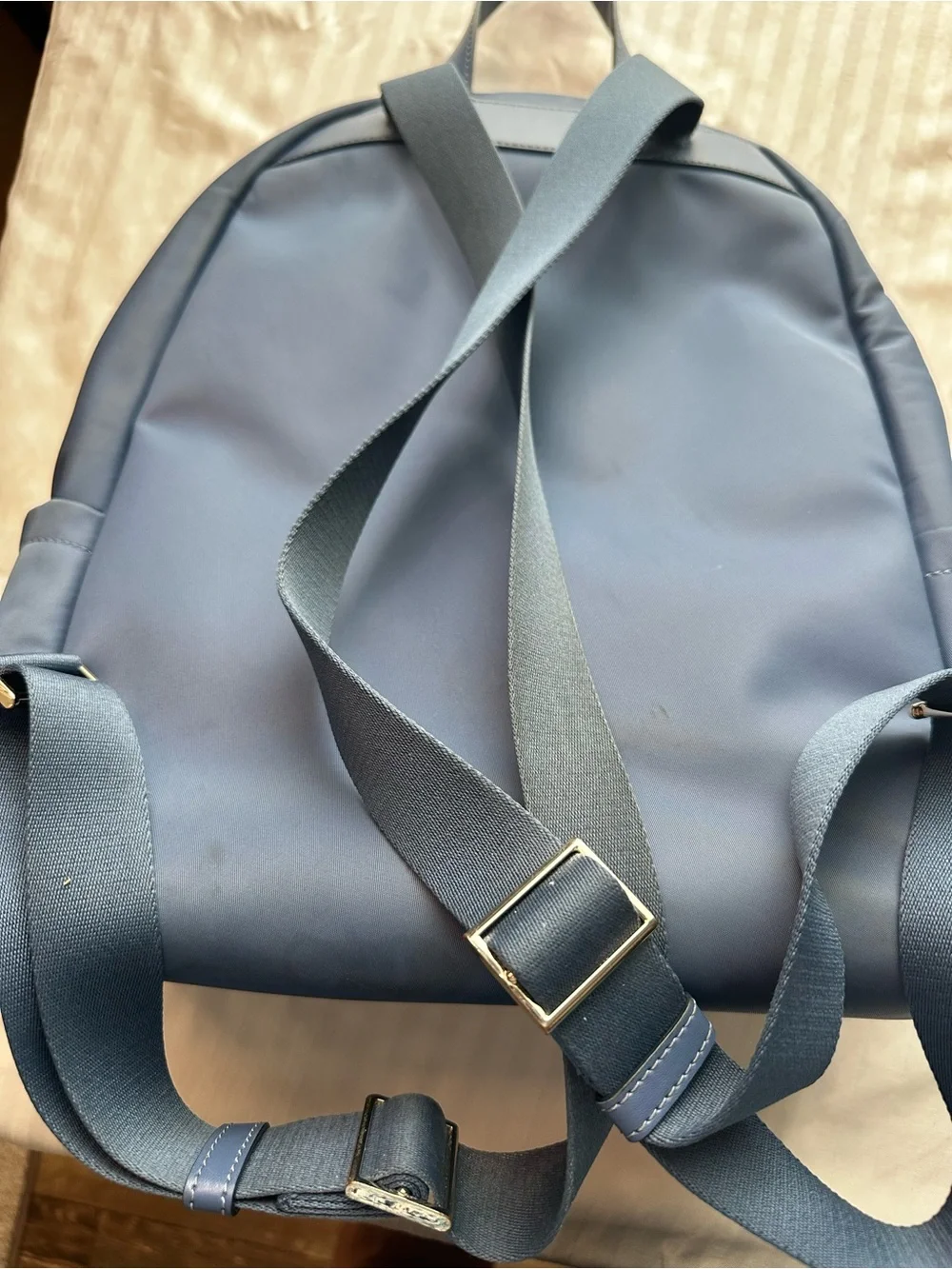 Kate Spade Chelsea Nylon Medium Backpack - Blazer Blue / Gold Hardware